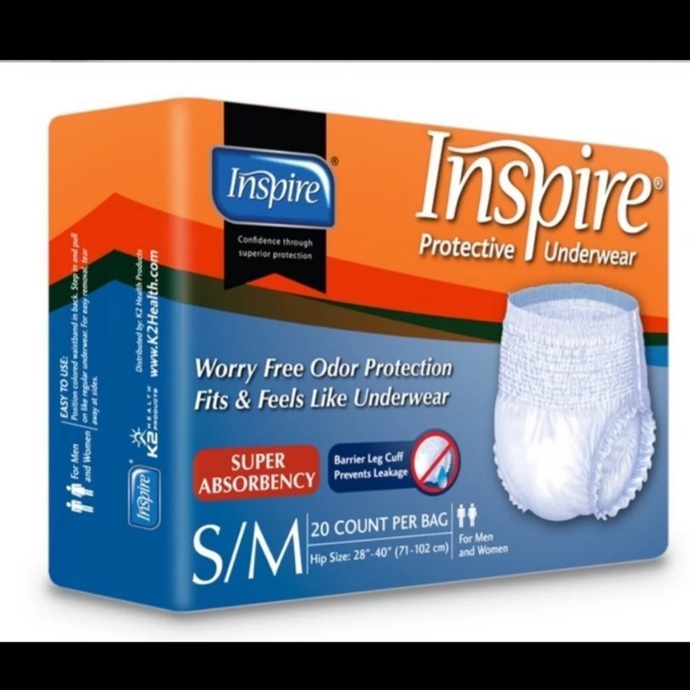 4 - 20 packs of Adult Diapers